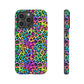 Bespattered Facade Candy Coated Neon Leopard Tough Case