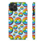 Bespattered Facade Rainbow Sprinkle Donut Tough Case