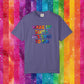 Bespattered Facade Rainbow Wake Up Colorful LGBTQ+ Pride Premium Unisex Comfort Colors Garment Dyed 100% Cotton T-Shirt