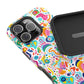 Bespattered Facade Rainbow Doodles Impact-Resistant Case