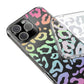 Bespattered Facade Pastel Rainbow Leopard Clear Case