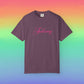 Bespattered Facade Fancy Pink Indoorsy Colorful Premium Unisex Comfort Colors Garment Dyed 100% Cotton T-Shirt