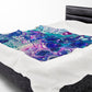 Bespattered Facade Galaxy Velveteen Plush Blanket | 3 Sizes