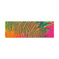 Bespattered Facade Neon Puddle Stretched Matte Canvas Art Prints | Multiple Sizes