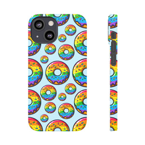 Bespattered Facade Rainbow Sprinkle Donut Slim Case