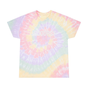 Bespattered Facade Indoorsy Pastel Spiral Tie-Dye Tee