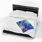 Bespattered Facade Galaxy Velveteen Plush Blanket | 3 Sizes