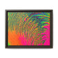 Bespattered Facade Neon Puddle Framed Canvas Art Print | 3 Frame Colors | Multiple Sizes