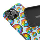 Bespattered Facade Rainbow Sprinkle Donut Impact-Resistant Case