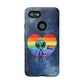 Bespattered Facade Rainbow Extraterrestrial Pride Tough Case