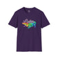 Bespattered Facade "Later Gator" Rainbow Alligator Unisex Softstyle T-Shirt
