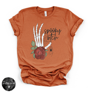 Spooky Bitch Tee | Witchy Halloween Graphic T-Shirt