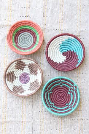 Sloane African Basket Collection, from Rwanda, Set of 4