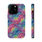 Bespattered Facade Rainbow Nebula Impact-Resistant Case