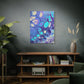 Bespattered Facade Fluid Art Abstract Painting Stretched Matte Canvas Art Prints | Multiple Sizes