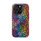 Bespattered Facade Rainbow Paint Splatter Leopard Impact-Resistant Case