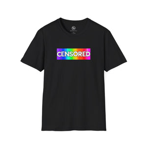 Bespattered Facade Censored Unisex Softstyle T-Shirt