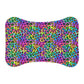 Bespattered Facade Candy Coated Neon Leopard Pet Feeding Mats (3 Shapes)