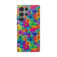 Bespattered Facade Bright Rainbow Flowers Impact-Resistant Case