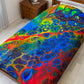 Bespattered Facade Rainbow Velveteen Plush Blanket | 3 Sizes