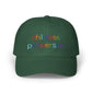 Childless Pet Person Rainbow Embroidered Classic Cap (10 Hat Colors)