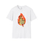 Bespattered Facade Set the World on Fire Flaming Match Unisex Softstyle T-Shirt