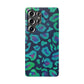 Bespattered Facade Emerald Leopard Snap Case