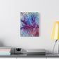 Bespattered Facade Resin Petri Macro Photograph Stretched Matte Canvas Art Prints | Multiple Sizes