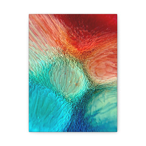 Bespattered Facade Resin Petri Macro Photograph Stretched Matte Canvas Art Prints | Multiple Sizes