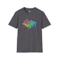 Bespattered Facade "Later Gator" Rainbow Alligator Unisex Softstyle T-Shirt