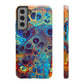 Bespattered Facade Intergalactic Rainbow Impact-Resistant Case