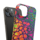 Bespattered Facade Neon Butterfly Snap Case