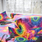 Bespattered Facade Rainbow Tie Dye Wrapping Paper | Three Sizes | Glossy or Matte