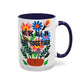 "We're All In This Together..." Rainbow Flowers Mug | Eight Colors | 11oz or 15oz