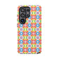 Bespattered Facade Geometric Rainbow Mosaic Tough Case