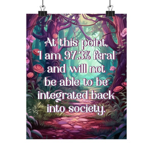 Bespattered Facade "97.3% Feral" Giclée Archival Matte Paper Prints