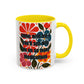 "Come with Me and You'll See..." Rainbow Flowers Mug | Eight Colors | 11oz or 15oz
