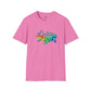 Bespattered Facade "Later Gator" Rainbow Alligator Unisex Softstyle T-Shirt