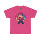 Bi-Furious Cartoon Pride Tee – Unisex Heavy Cotton Shirt for Gamers, Comic Fans & LGBTQ+ Allies