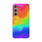 Bespattered Facade Rainbow Heat Map Snap Case