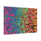 Bespattered Facade Neon Goodness Stretched Matte Canvas Art Prints | Multiple Sizes