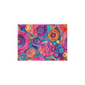 Bespattered Facade Colorful Circles Postcards (no envelopes) | Sets of 10, 30, or 50