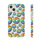 Bespattered Facade Rainbow Sprinkle Donut Slim Case