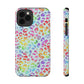Bespattered Facade Bright Rainbow Leopard Impact-Resistant Case