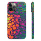 Bespattered Facade Neon Butterfly Snap Case
