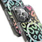 Bespattered Facade Pastel Rainbow Leopard MagSafe Clear Impact Case