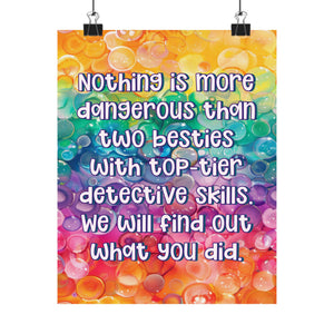 Bespattered Facade "Bestie Detective Agency" Giclée Archival Matte Paper Prints