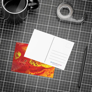 Bespattered Facade Flamin' Hot Postcards (no envelopes) | Sets of 10, 30, or 50