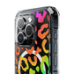 Bespattered Facade Watercolor Rainbow Leopard MagSafe Clear Impact Case