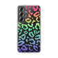 Bespattered Facade Bright Rainbow Leopard Clear Case
